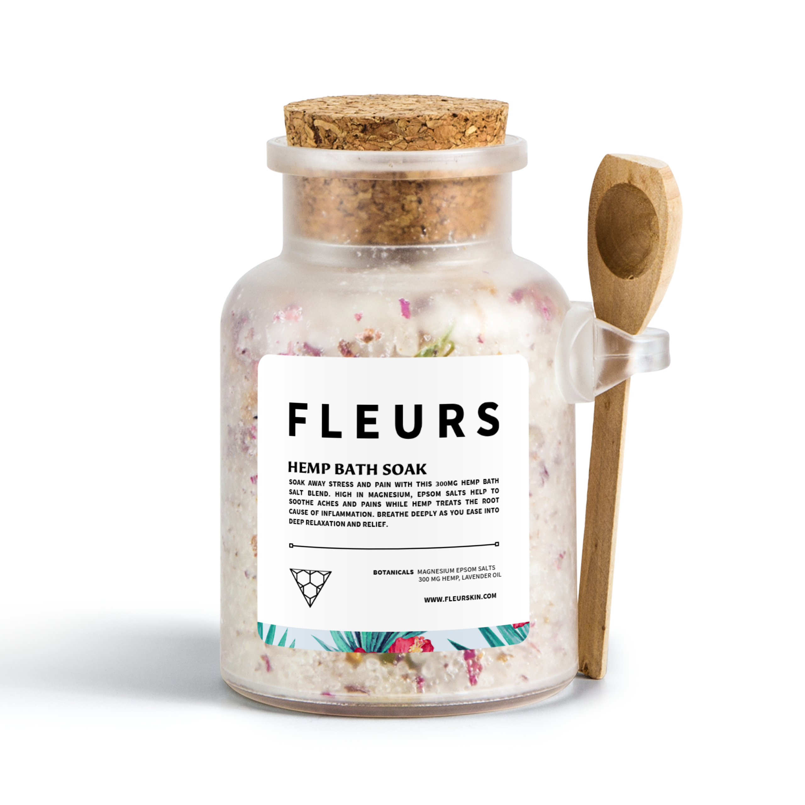 Fleur's Golden Soaking Salt with French Marine Trace Elements
