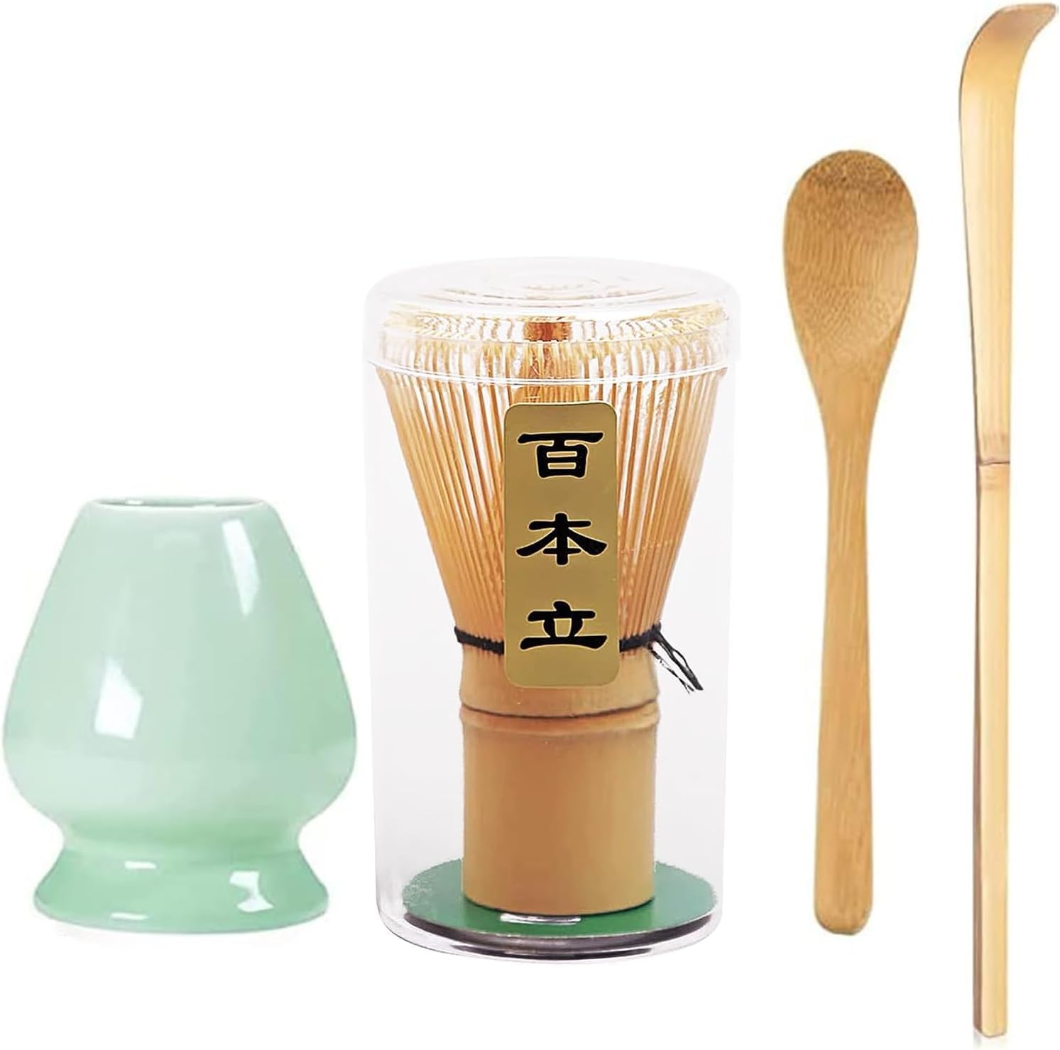 Traditional Curved Bamboo Matcha Scoop (Chashaku)