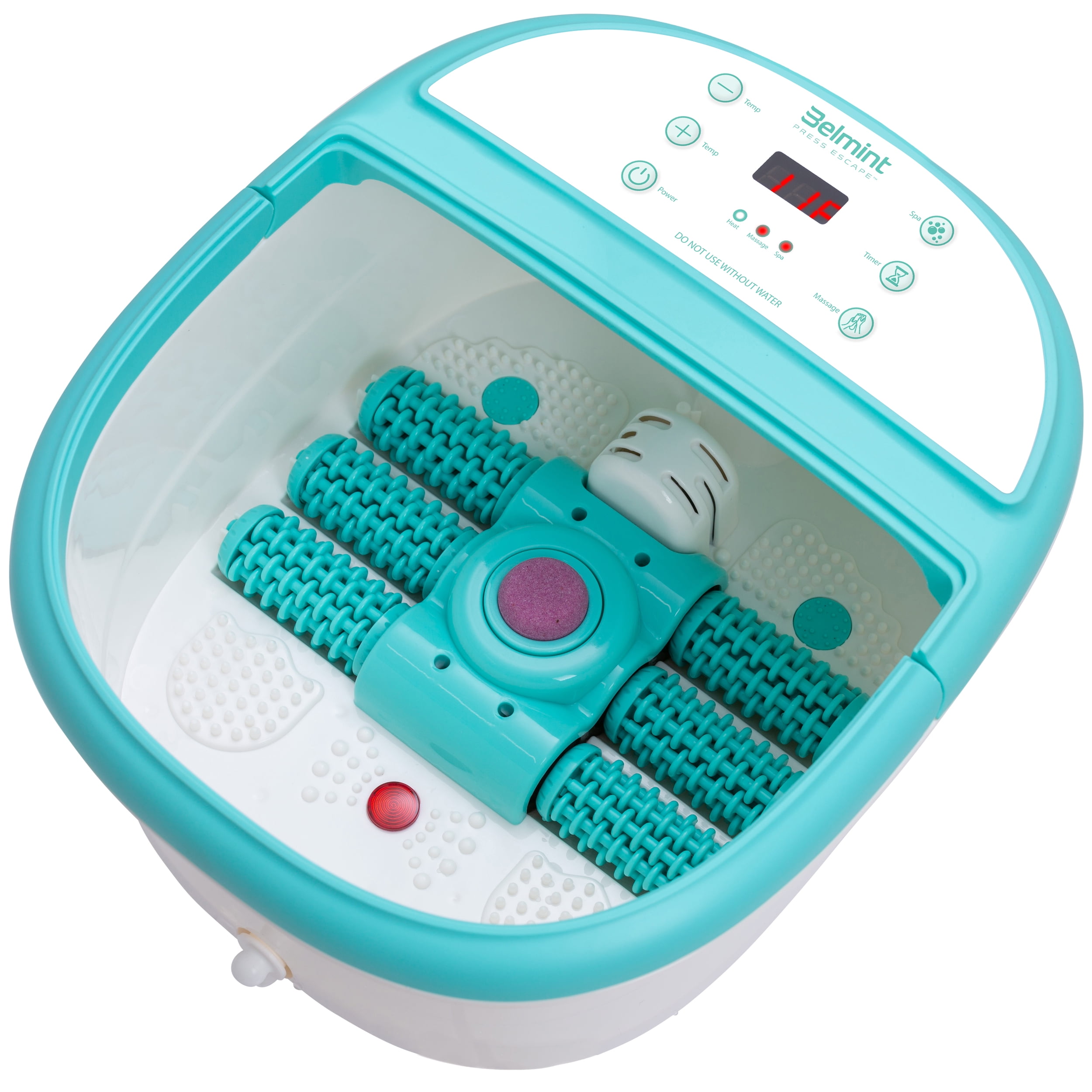 Belmint Foot Spa Bath Massager with Heat and Bubbles