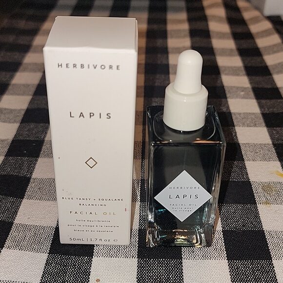 Herbivore Botanicals Lapis Blue Tansy Squalane Oil - Verified Authentic Packaging