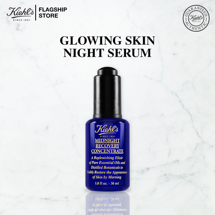 Kiehl's Midnight Recovery Concentrate Squalane - Verified Authentic Packaging