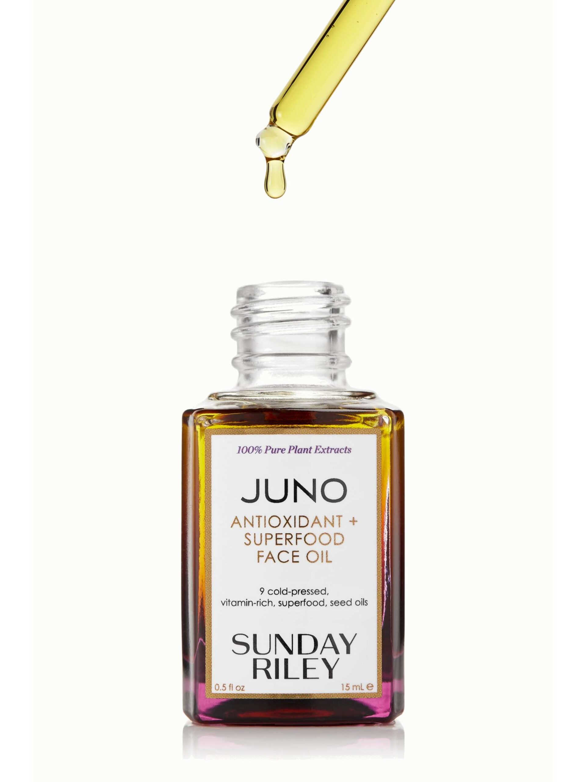Sunday Riley Juno Antioxidant + Squalane Face Oil - Verified Authentic Packaging