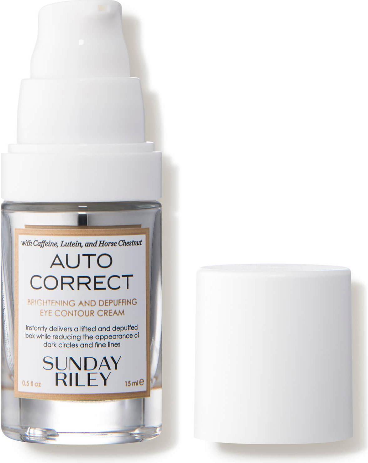 Sunday Riley Auto Correct Brightening and Depuffing Eye Cream - Verified Authentic Packaging