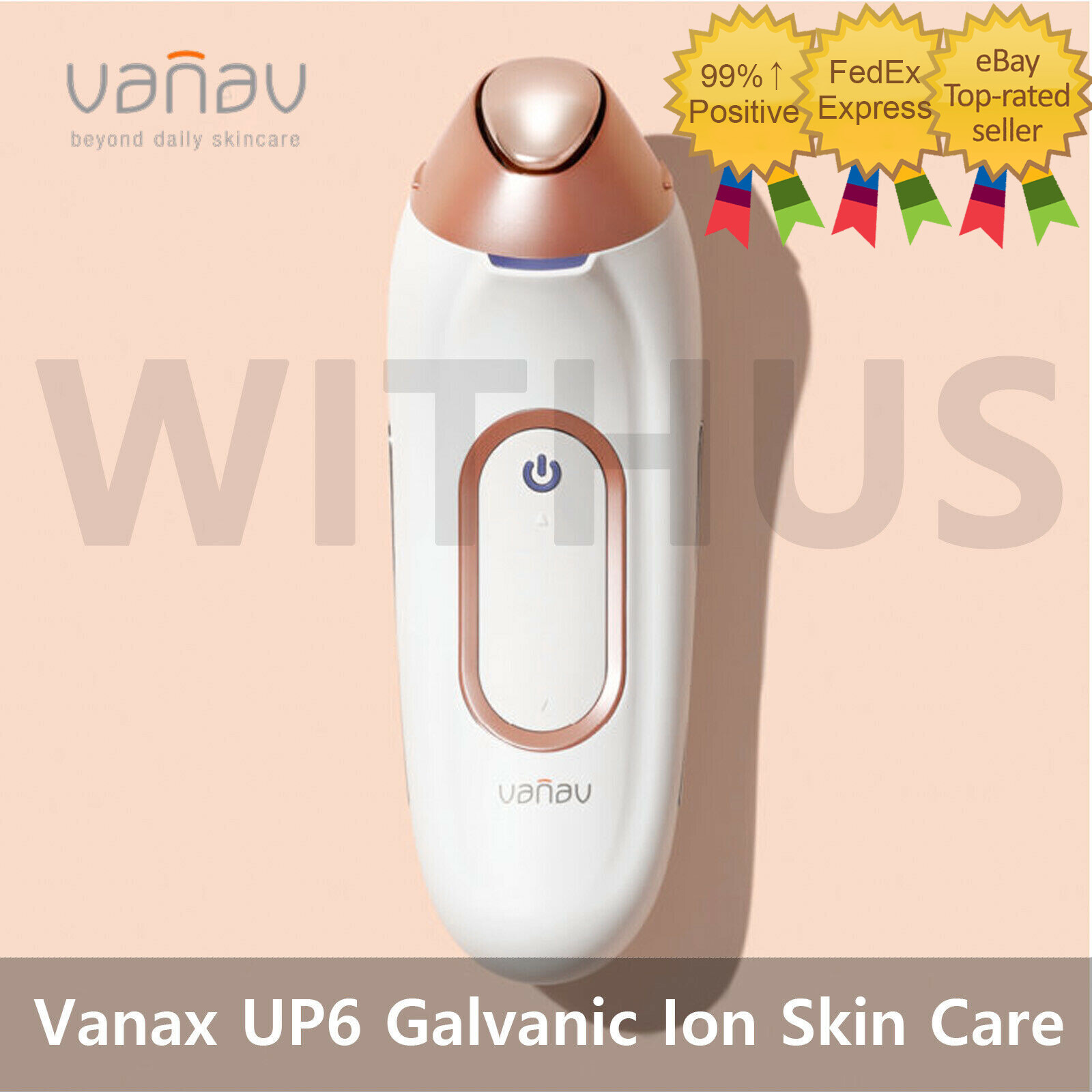 VANAV UP6 Galvanic Ion & Ultrasonic Beauty Device - Verified Authentic Packaging
