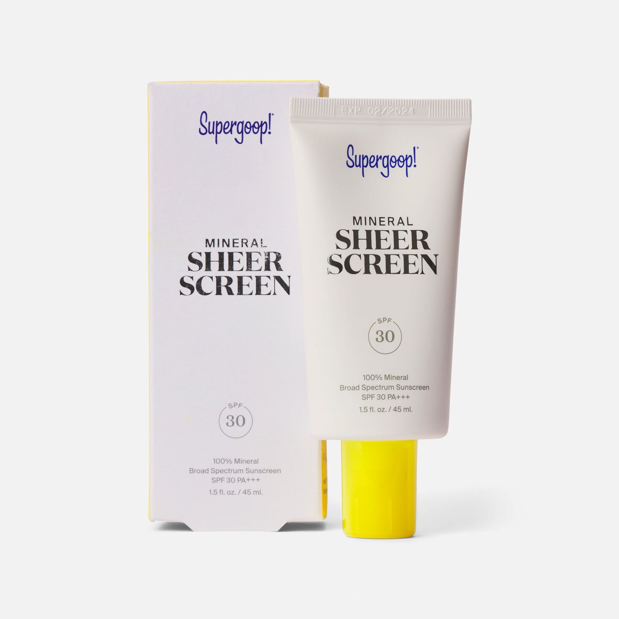 Supergoop! Mineral Sheerscreen SPF 30 - Verified Authentic Packaging
