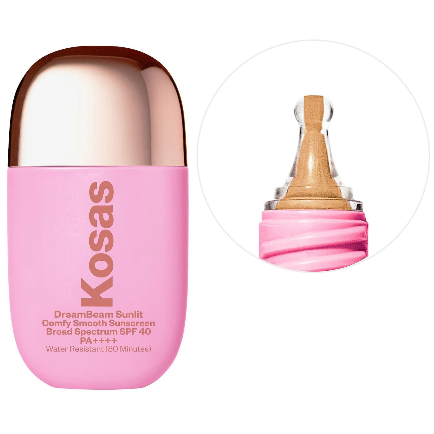 Kosas DreamBeam Silicone-Free Mineral Sunscreen SPF 40 - Verified Authentic Packaging