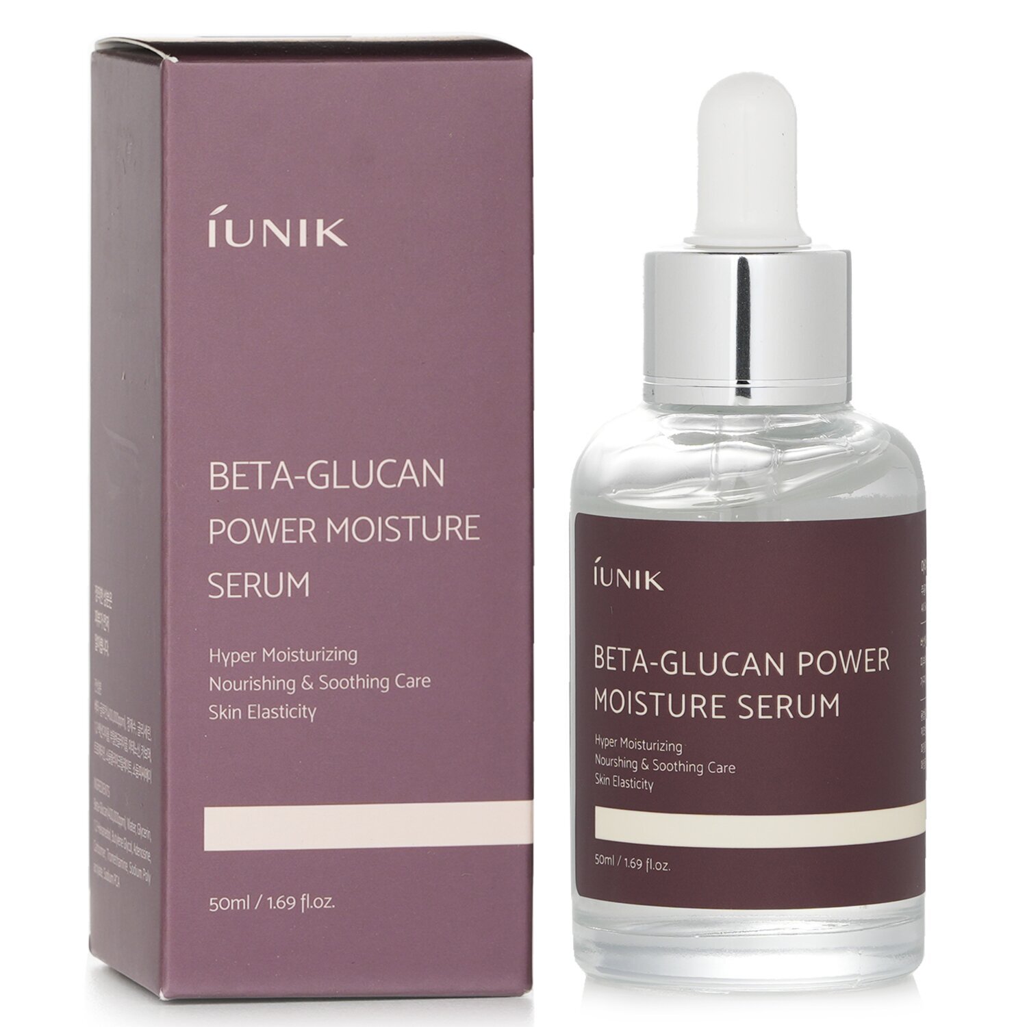 iUNIK Beta-Glucan Power Moisture Serum - Verified Authentic Packaging