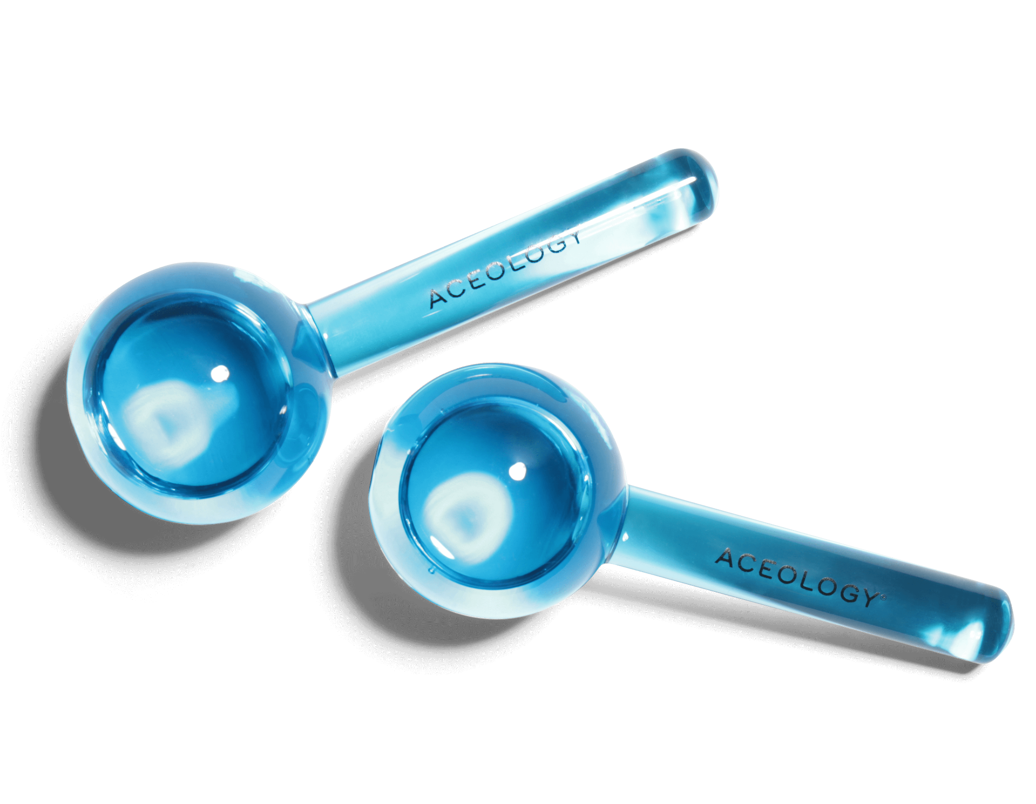 Aceology Blue Ice Globe Facial Massager Set - Verified Authentic Packaging