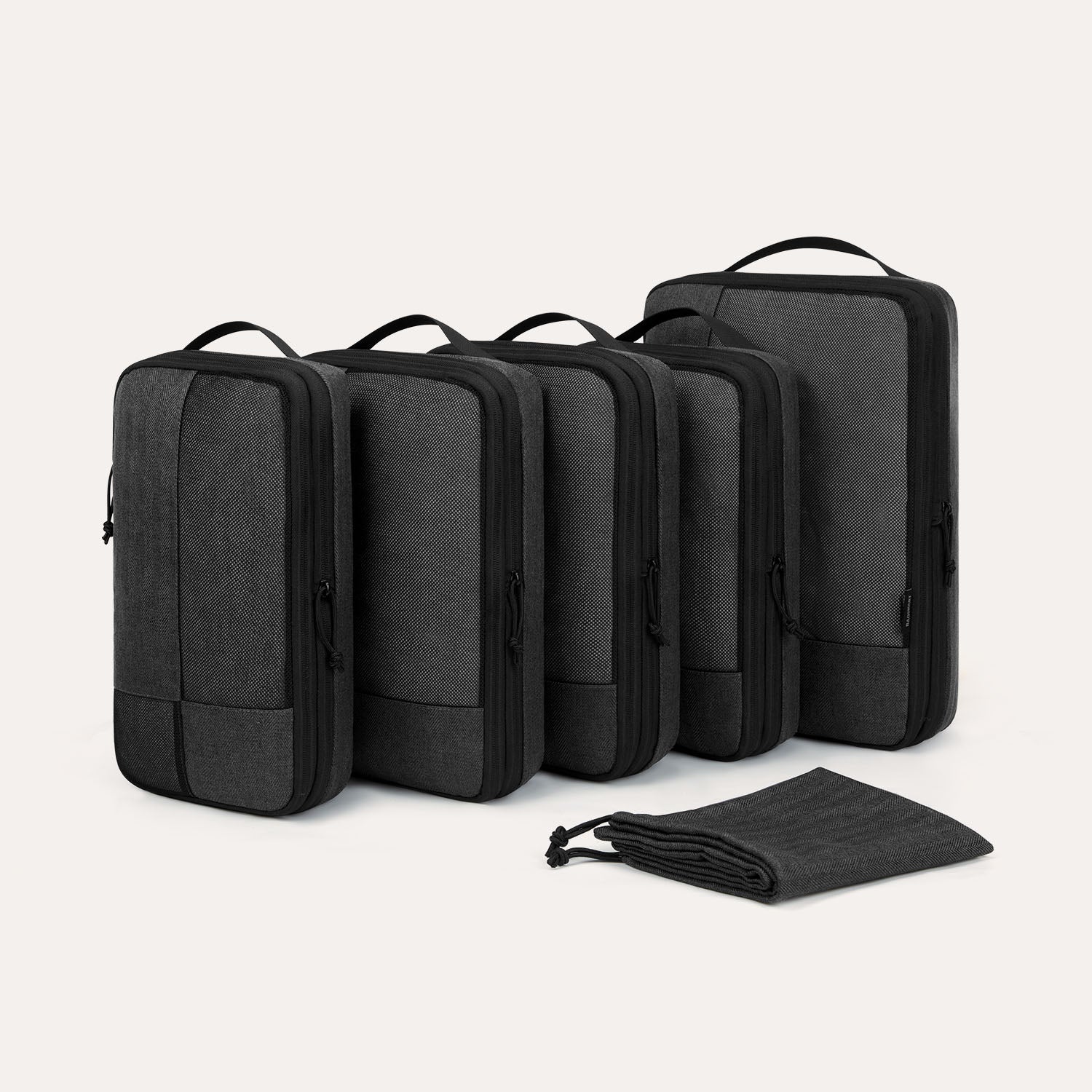 BAGSMART Compression Packing Cubes Set of 6