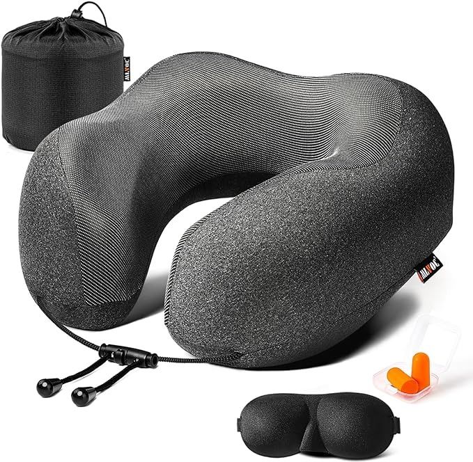 Bộ Gối Cổ Cao Su Non Đầy Đủ MLVOY 100% Pure Memory Foam - Ảnh sản phẩm thực tế chính hãng