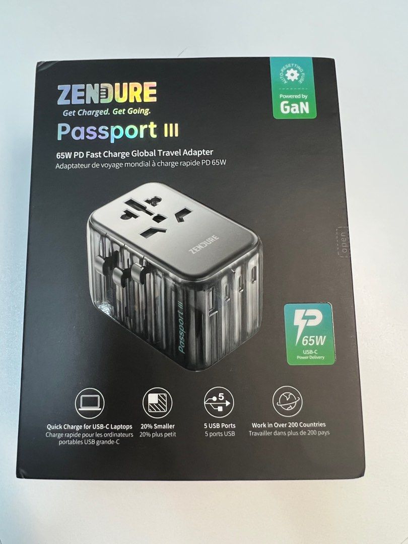 Củ Sạc Cao Cấp Zendure Passport III 65W GaN - Ảnh sản phẩm thực tế chính hãng