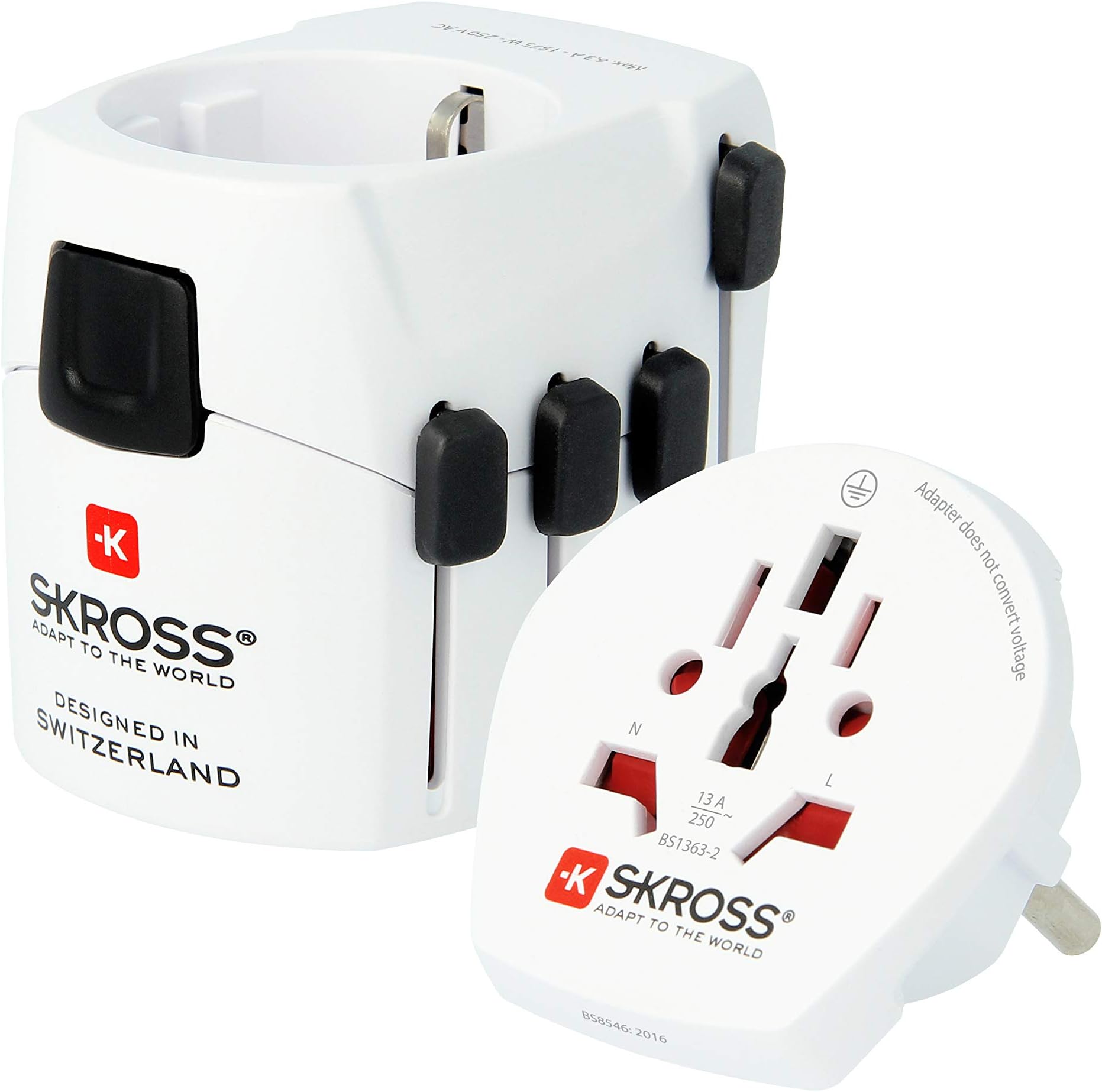 Đầu Cắm Chuyển Đổi Cao Cấp SKROSS PRO Light Thụy Sĩ - Ảnh sản phẩm thực tế chính hãng