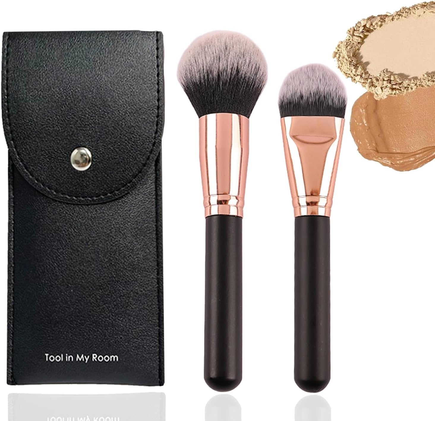 BK Beauty 101 Contoured Foundation Brush & Luxury Face Set - Verified Authentic Packaging