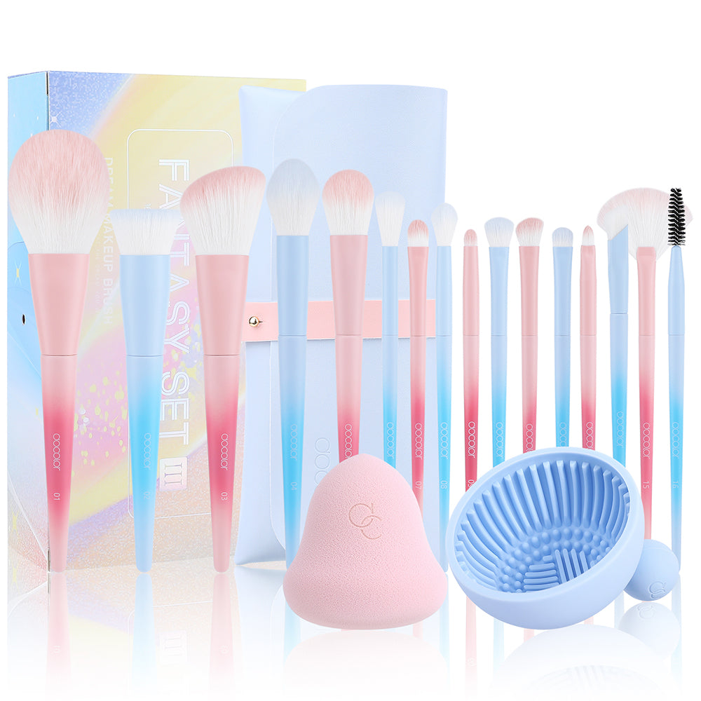 Docolor 16-Piece Professional Vegan Brush Kit - Verified Authentic Packaging