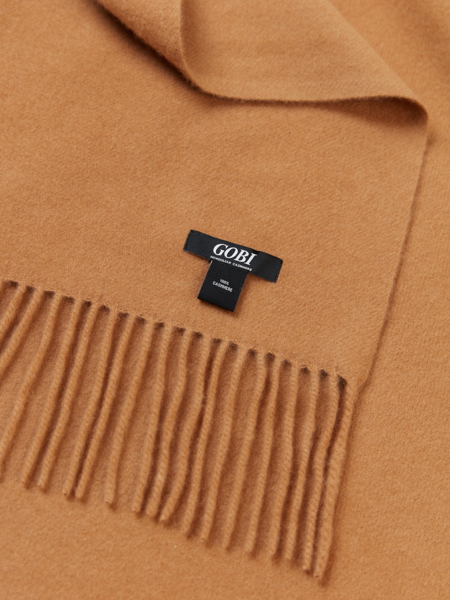 Gobi Cashmere Classic Fringe Wrap - Verified Authentic Packaging