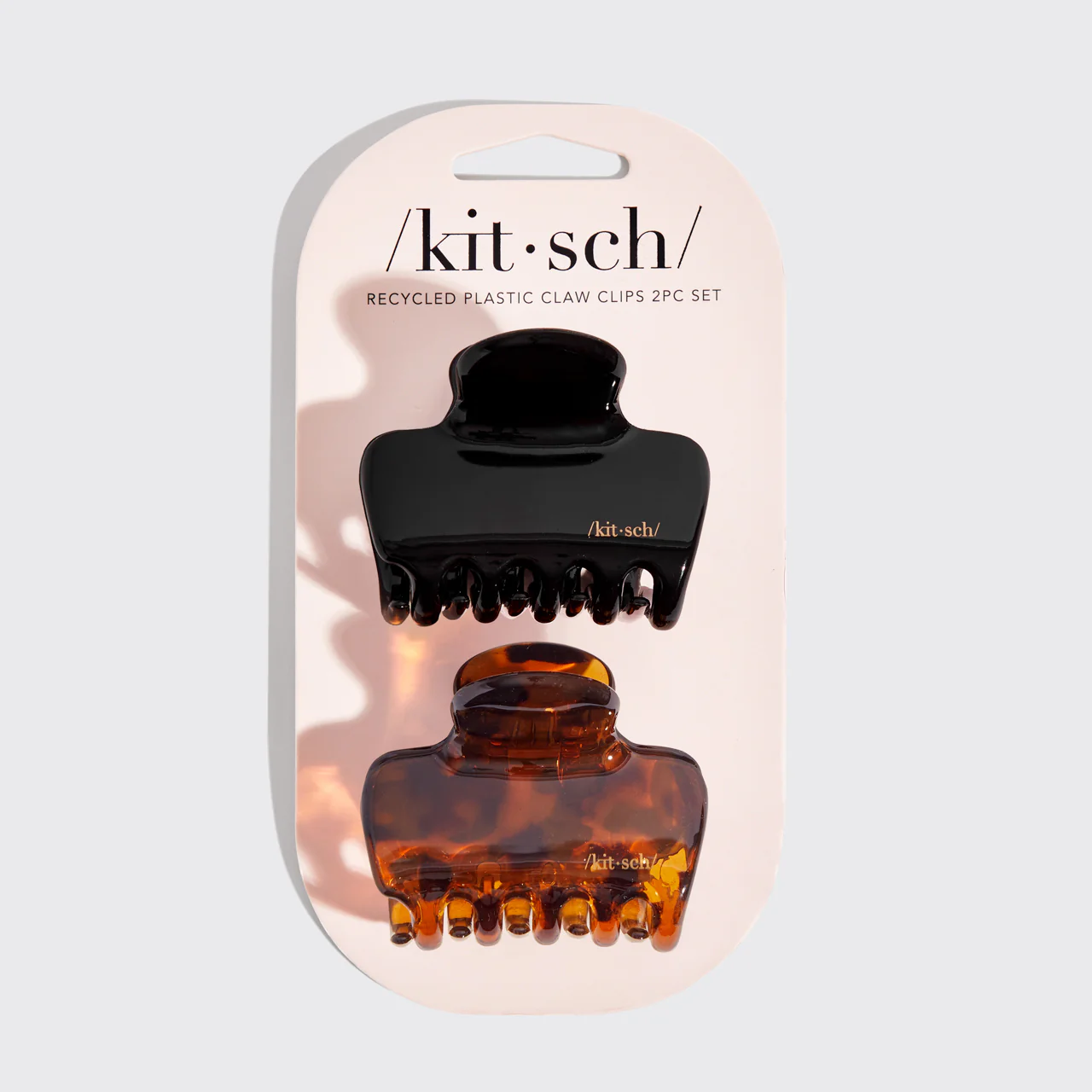 Kitsch Eco-Friendly Marble Hair Claw Clips - Verified Authentic Packaging
