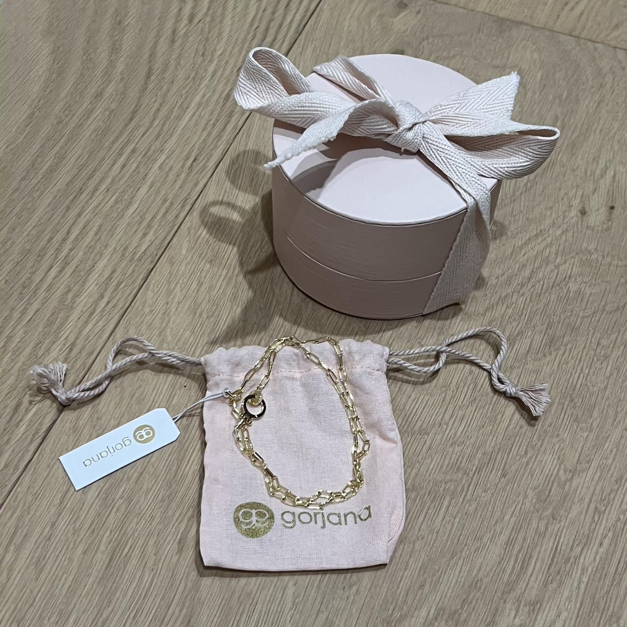 Gorjana Bespoke 14K Gold Paperclip Chain Necklace - Verified Authentic Packaging