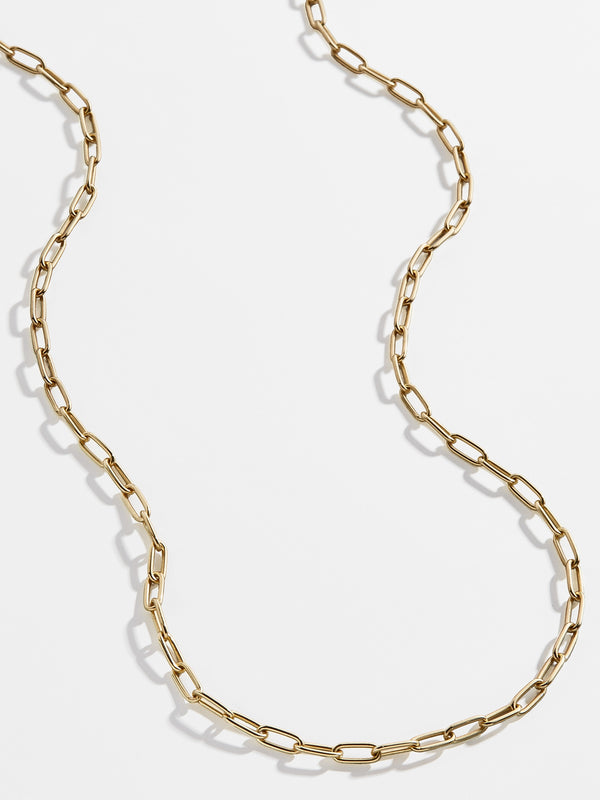 BaubleBar Mini Hera Paperclip Chain Necklace - Verified Authentic Packaging