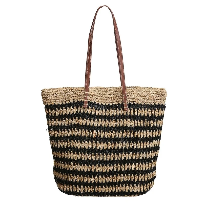 Hat Attack Small Luxe Raffia Tote - Verified Authentic Packaging
