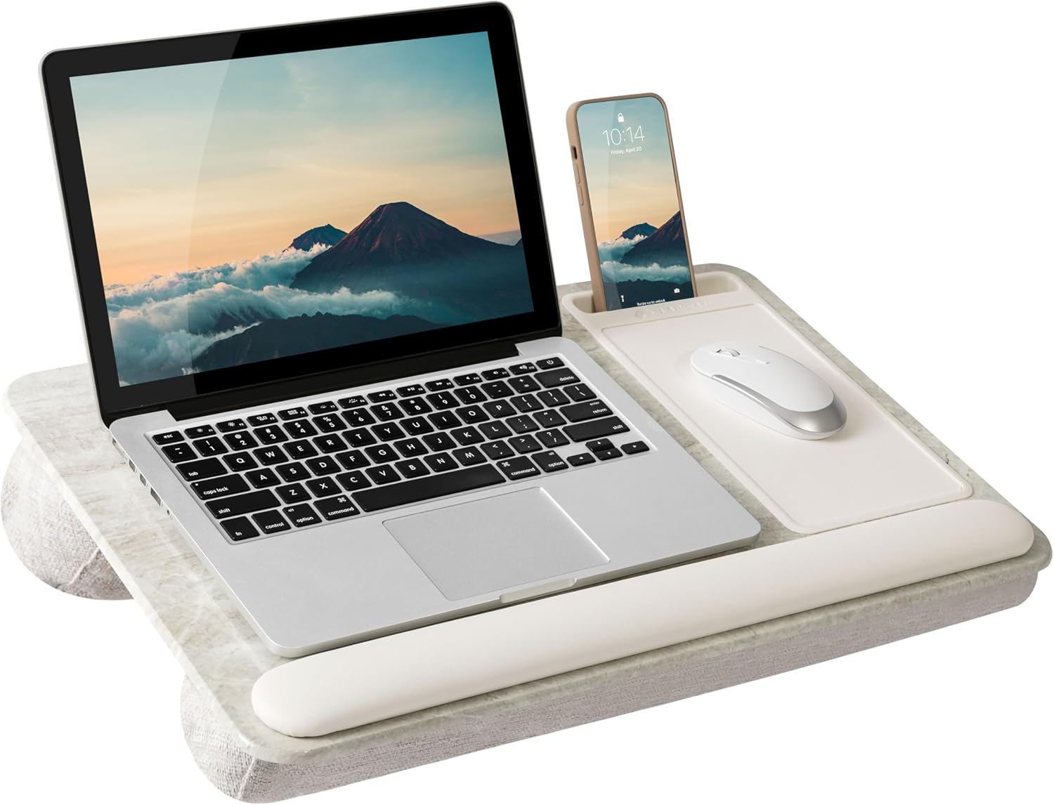 LapGear Home Office Pro Lap Desk with Wrist Rest - Verified Authentic Packaging