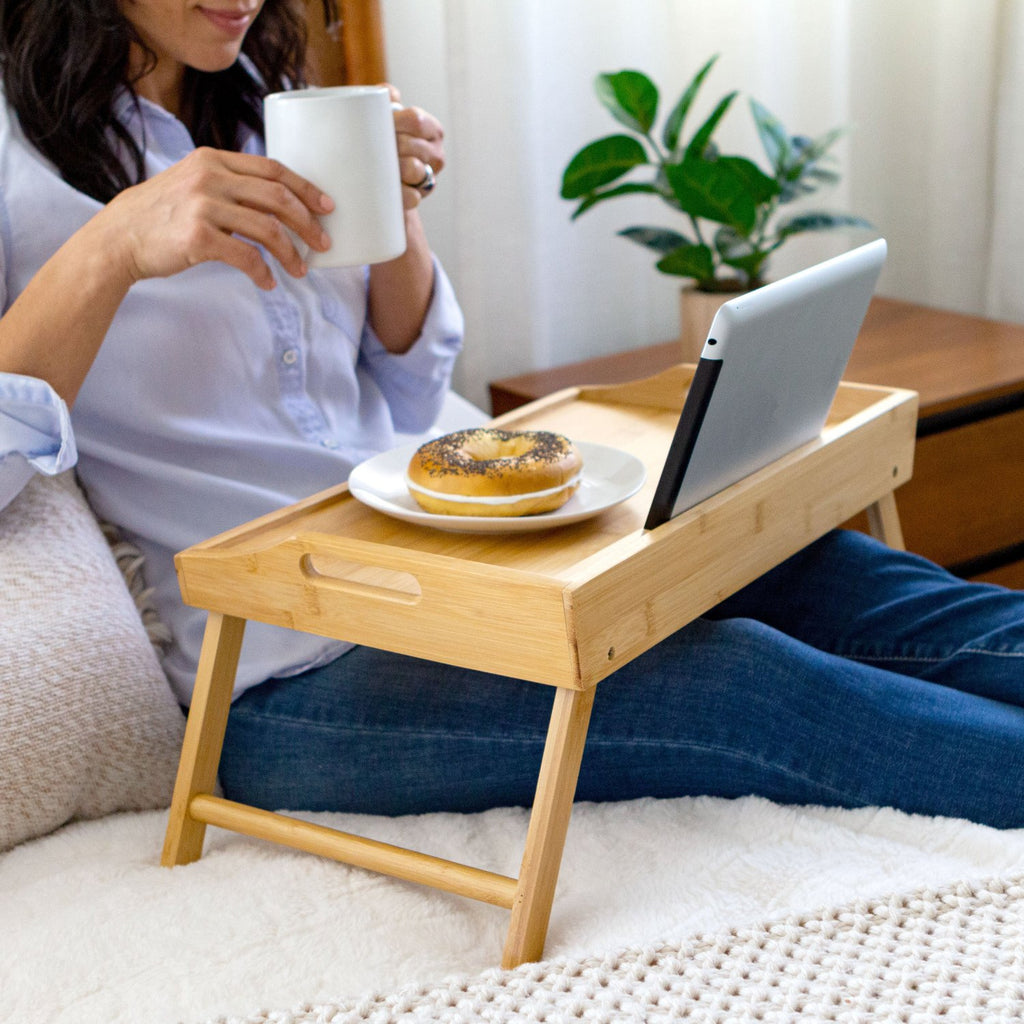 Rossie Home Media Bed Tray with Pillow Cushion - Verified Authentic Packaging