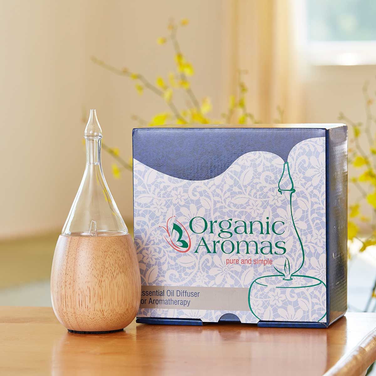 Organic Aromas Raindrop 2.0 Nebulizing Diffuser - Verified Authentic Packaging