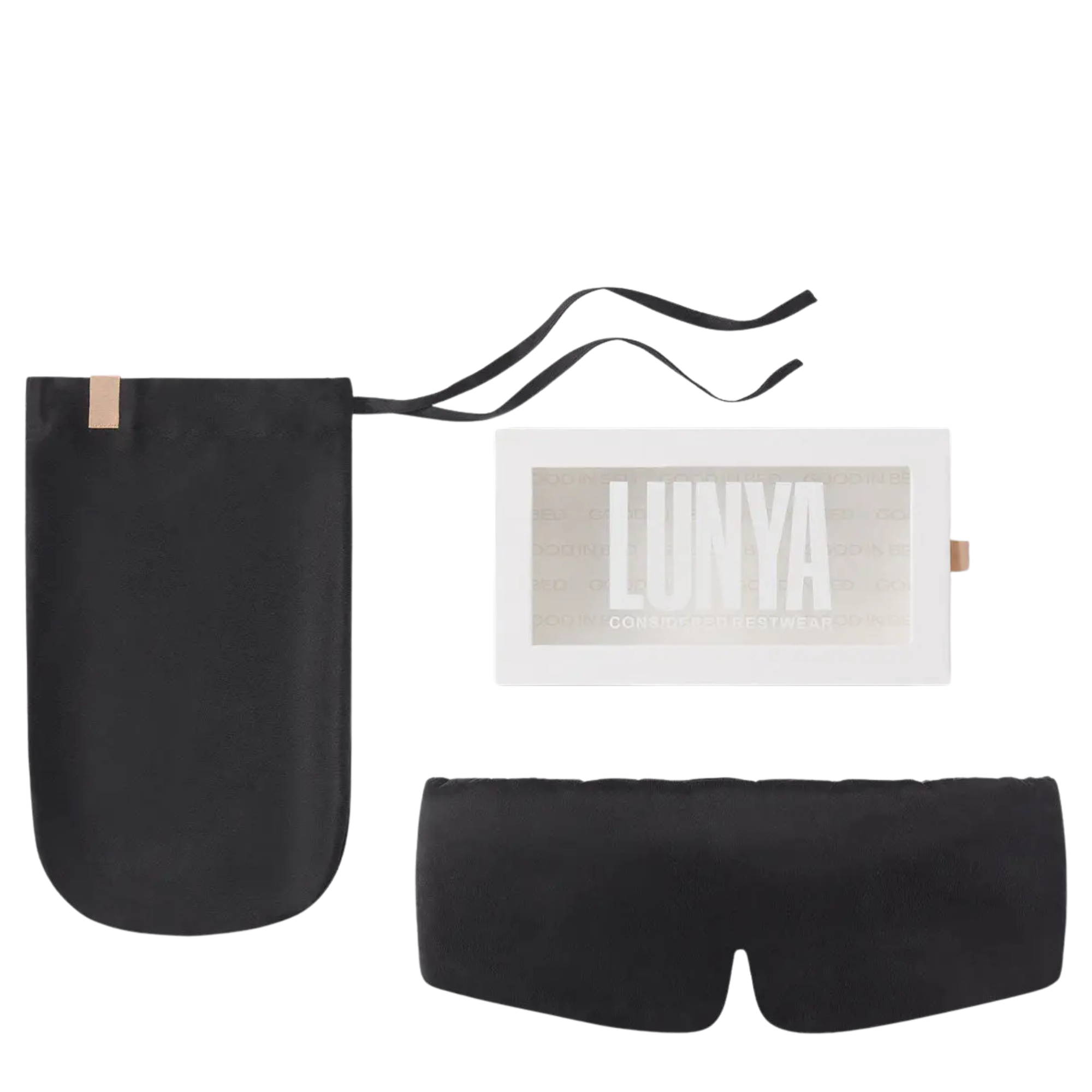Lunya Washable Silk Sleep Mask - Verified Authentic Packaging