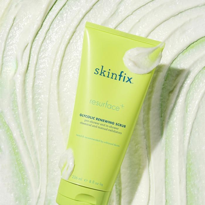 Skinfix Resurface+ Glycolic Renewal Body Scrub & Wash - Verified Authentic Packaging