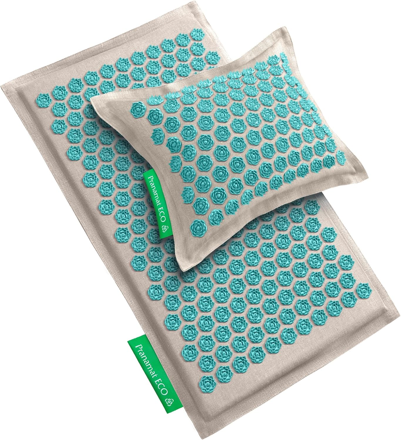 Pranamat ECO Acupressure Mat & Pillow Set - Verified Authentic Packaging