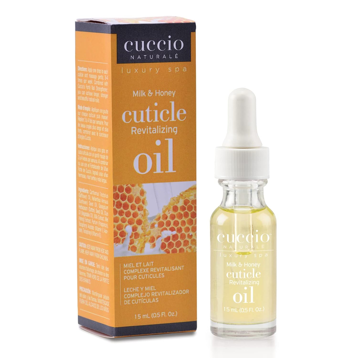 Cuccio Naturale Milk & Honey Revitalizing Cuticle Oil - Verified Authentic Packaging