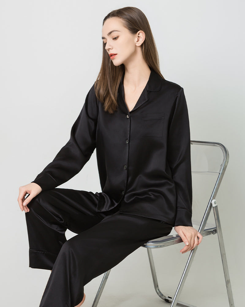 Lunya Washable Silk Button-Down Pajama Set Alternative