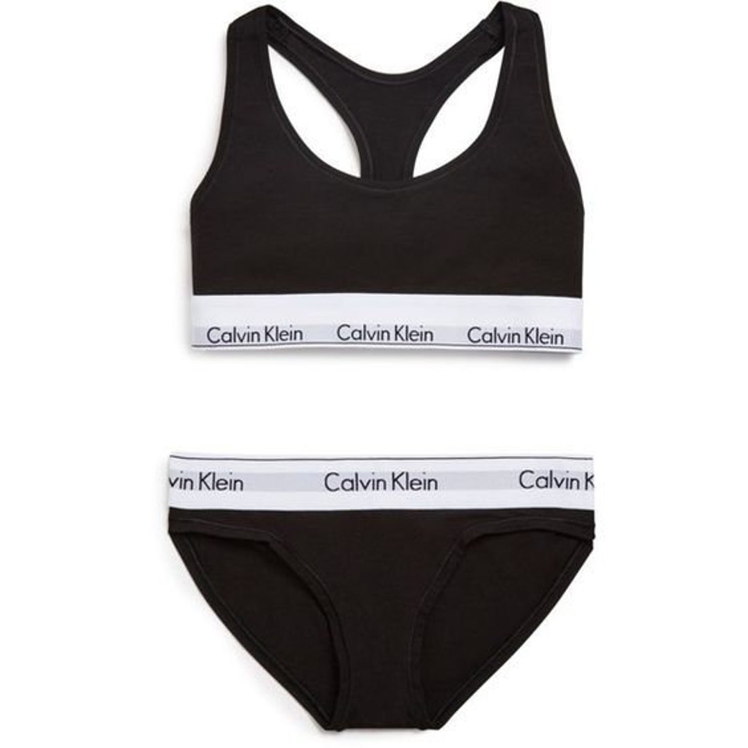 Calvin Klein Modern Cotton Wireless Bralette & Bikini Set
