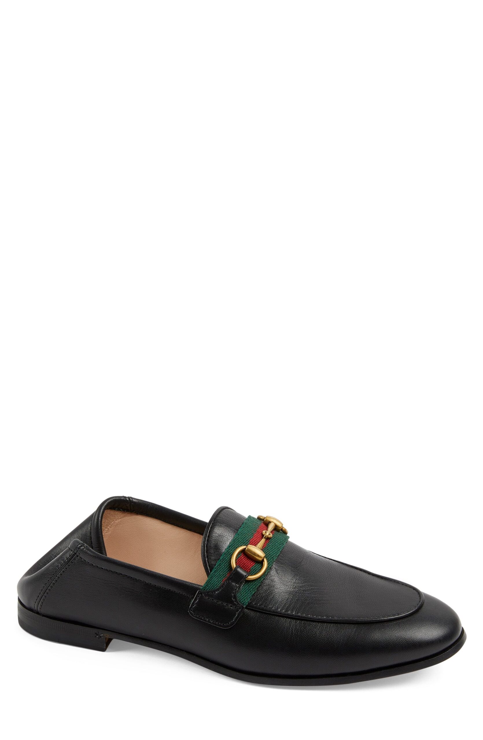 Gucci Brixton Horsebit Convertible Loafers - Verified Authentic Packaging