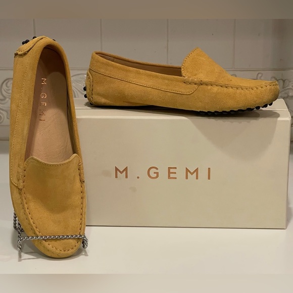M.Gemi The Felize Handcrafted Suede Loafer - Verified Authentic Packaging