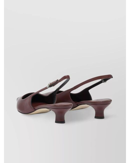 Aeyde Daria Leather Slingback Pumps - Verified Authentic Packaging