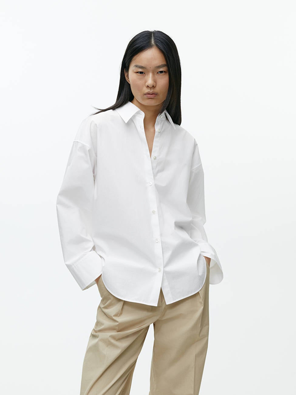 Arket Relaxed Poplin Shirt - Verified Authentic Packaging