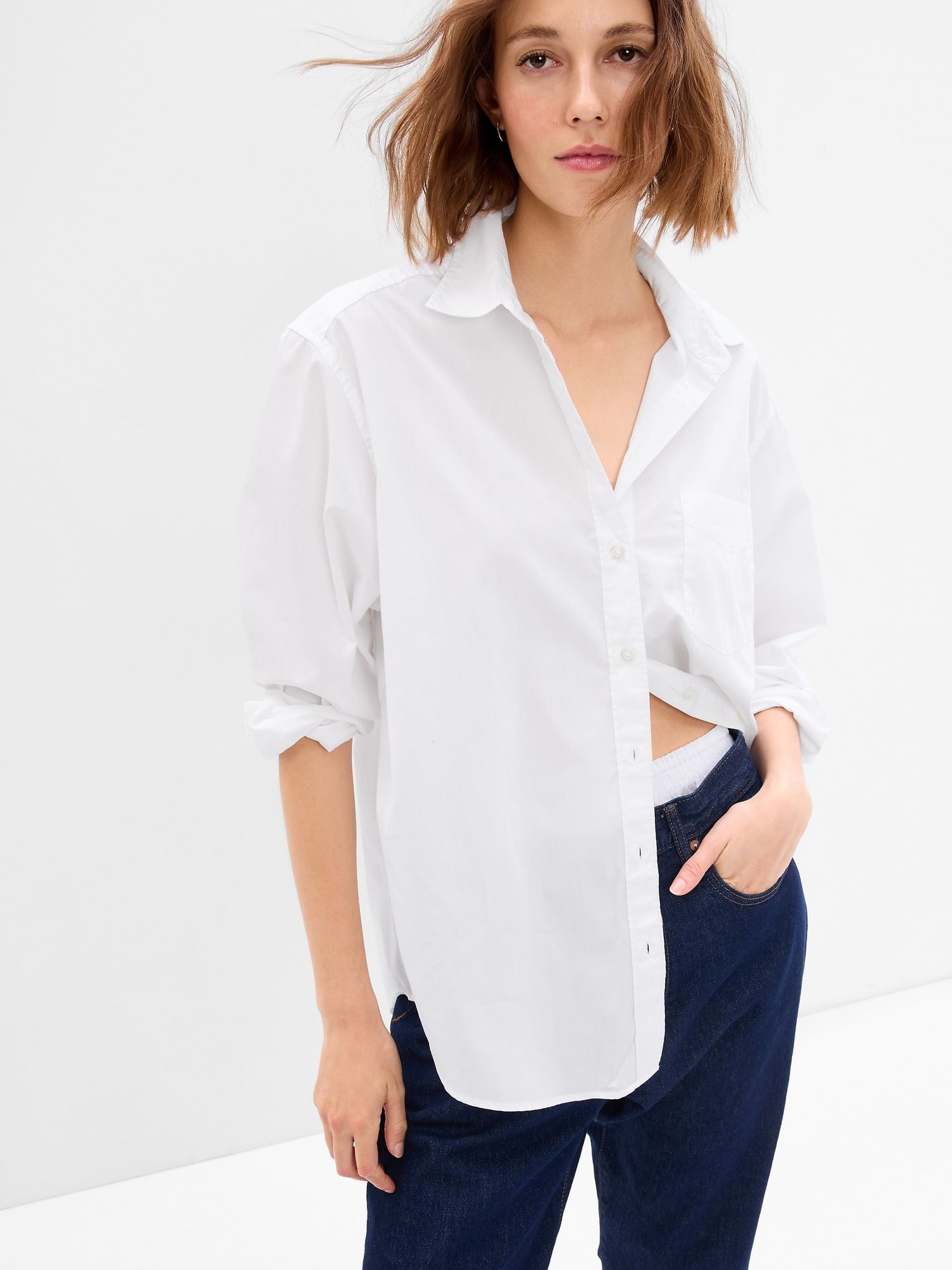 Gap 100% Organic Cotton Big Shirt - Verified Authentic Packaging