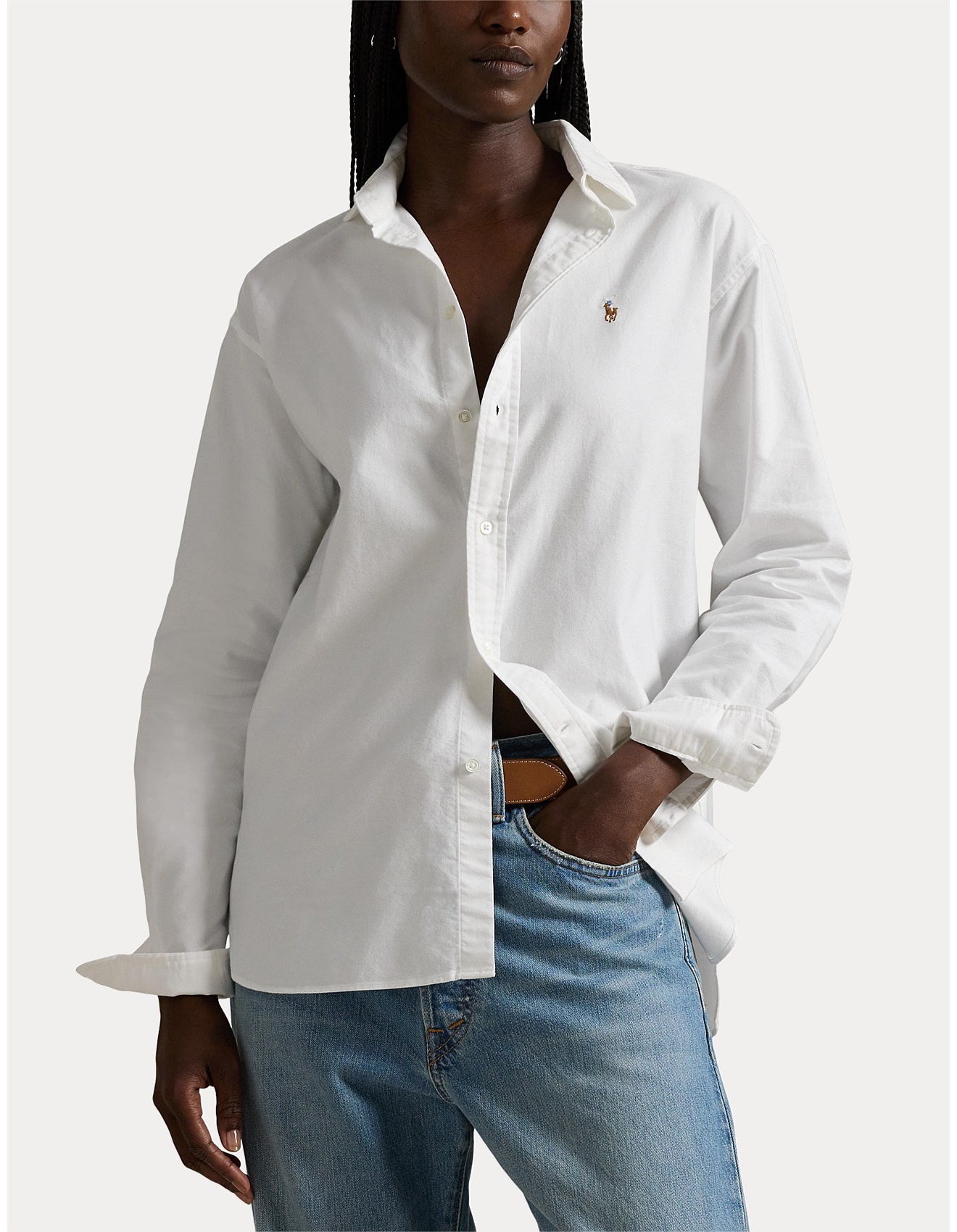 Polo Ralph Lauren Relaxed Fit Poplin Shirt - Verified Authentic Packaging