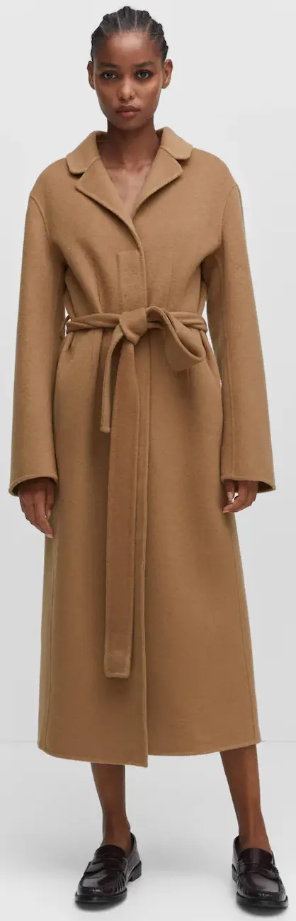 Mango Double-Faced Wool-Blend Coat - Ảnh sản phẩm thực tế chính hãng