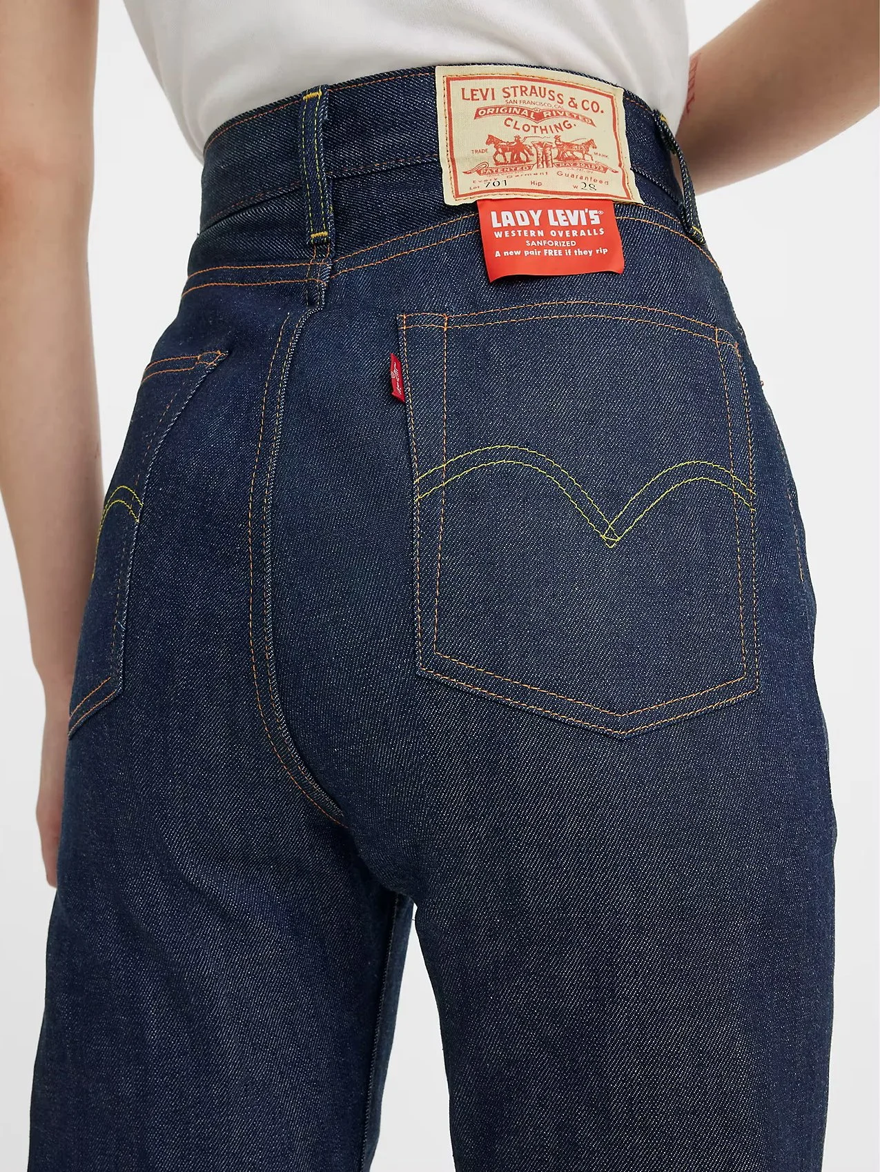 Levi's Vintage Clothing 1950s 701 Jeans - Verified Authentic Packaging