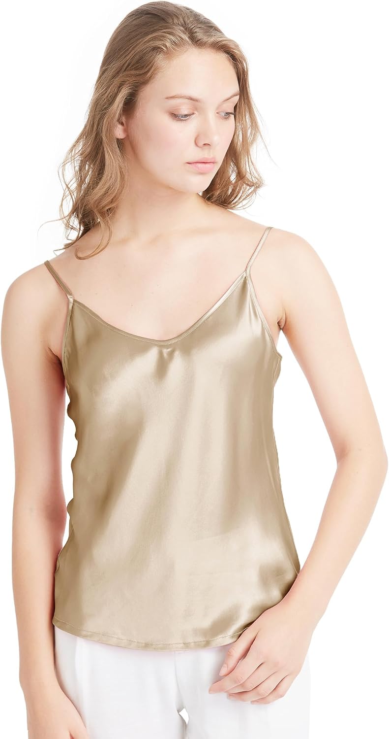 LilySilk Lace Trim Silk Camisole - Verified Authentic Packaging