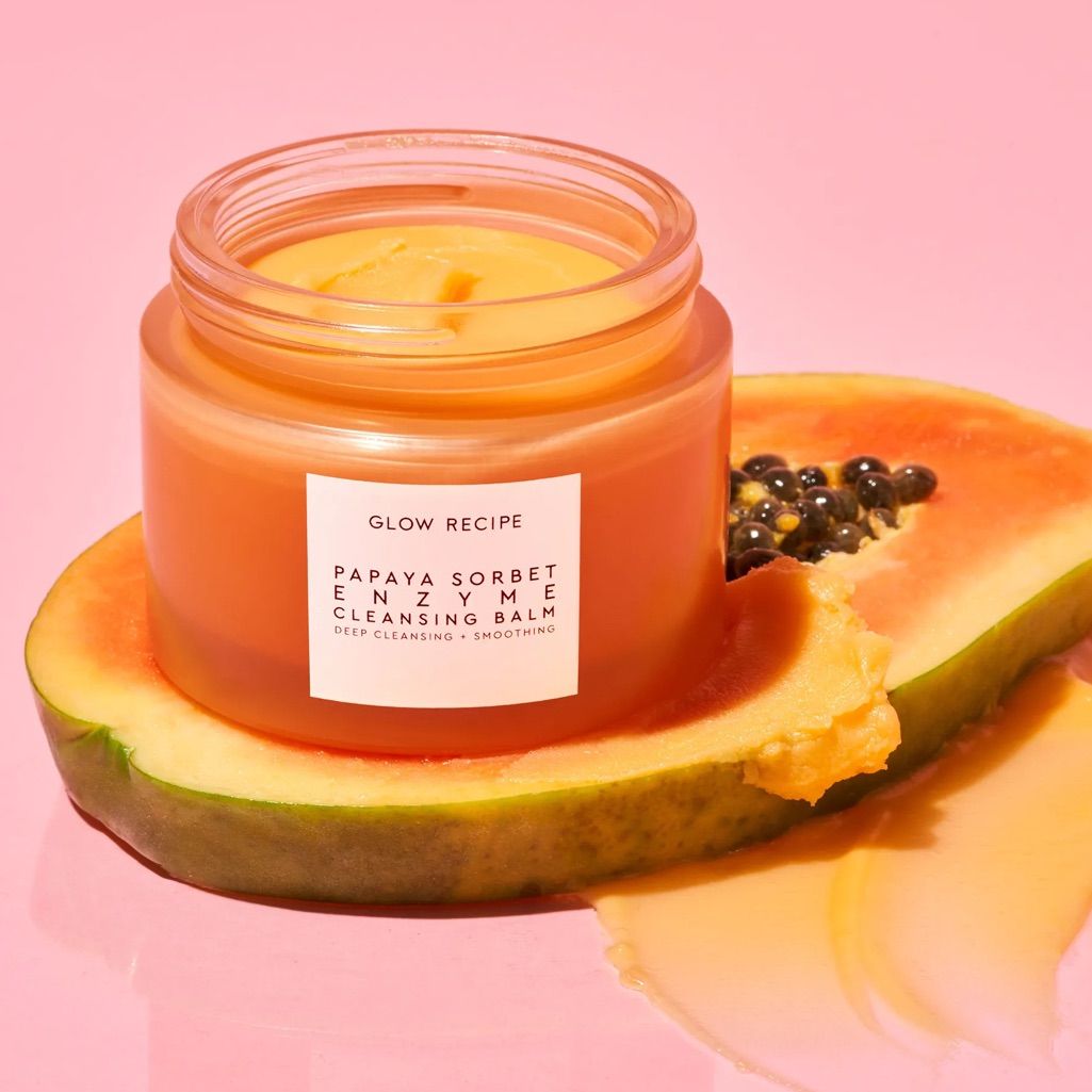 Glow Recipe Papaya Sorbet Smoothing Enzyme Cleansing Balm