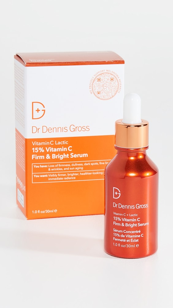 Dr. Dennis Gross 15% Vitamin C Lactic Dewy Deep Cream & Serum