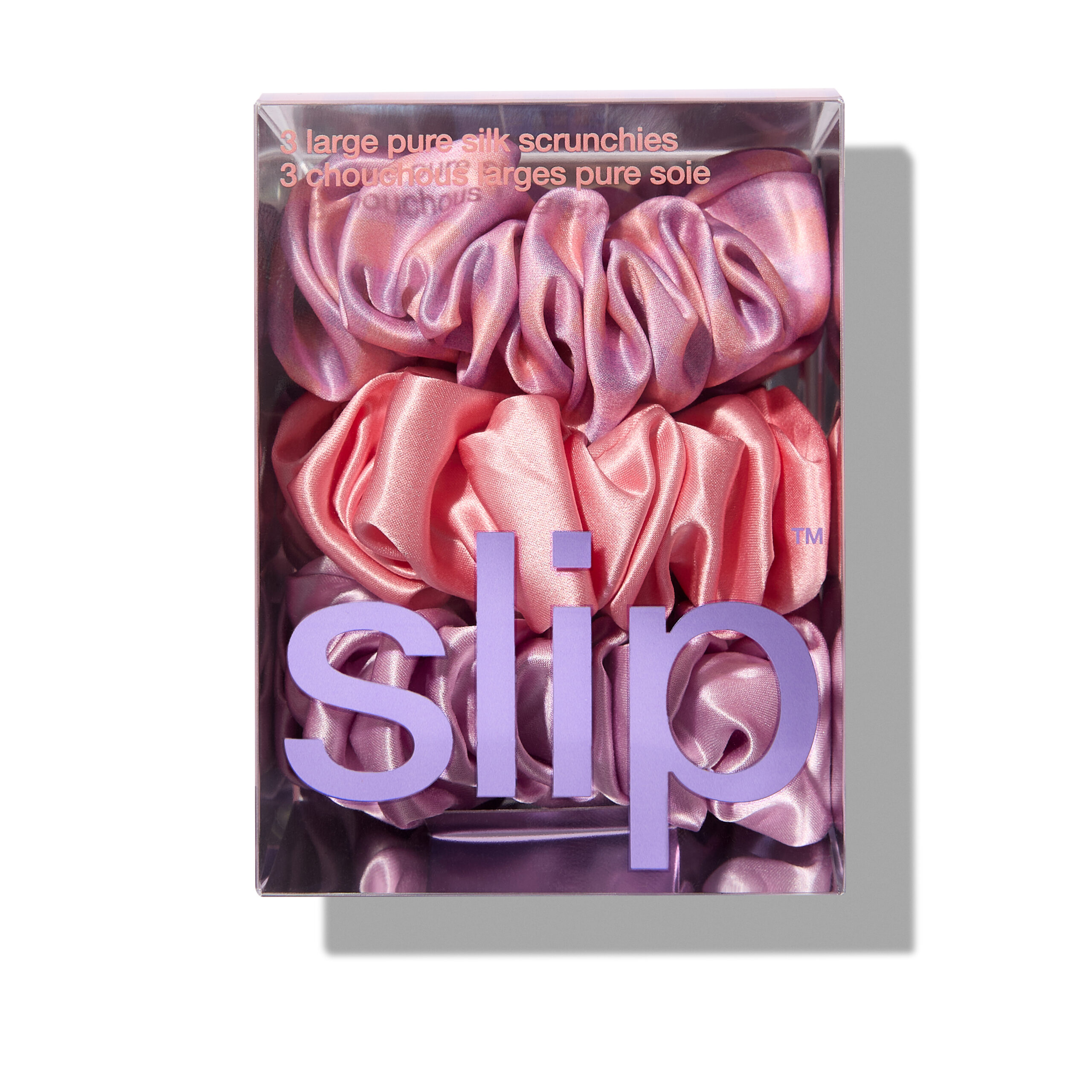 Slip Pure Silk Large Scrunchies 3-Pack