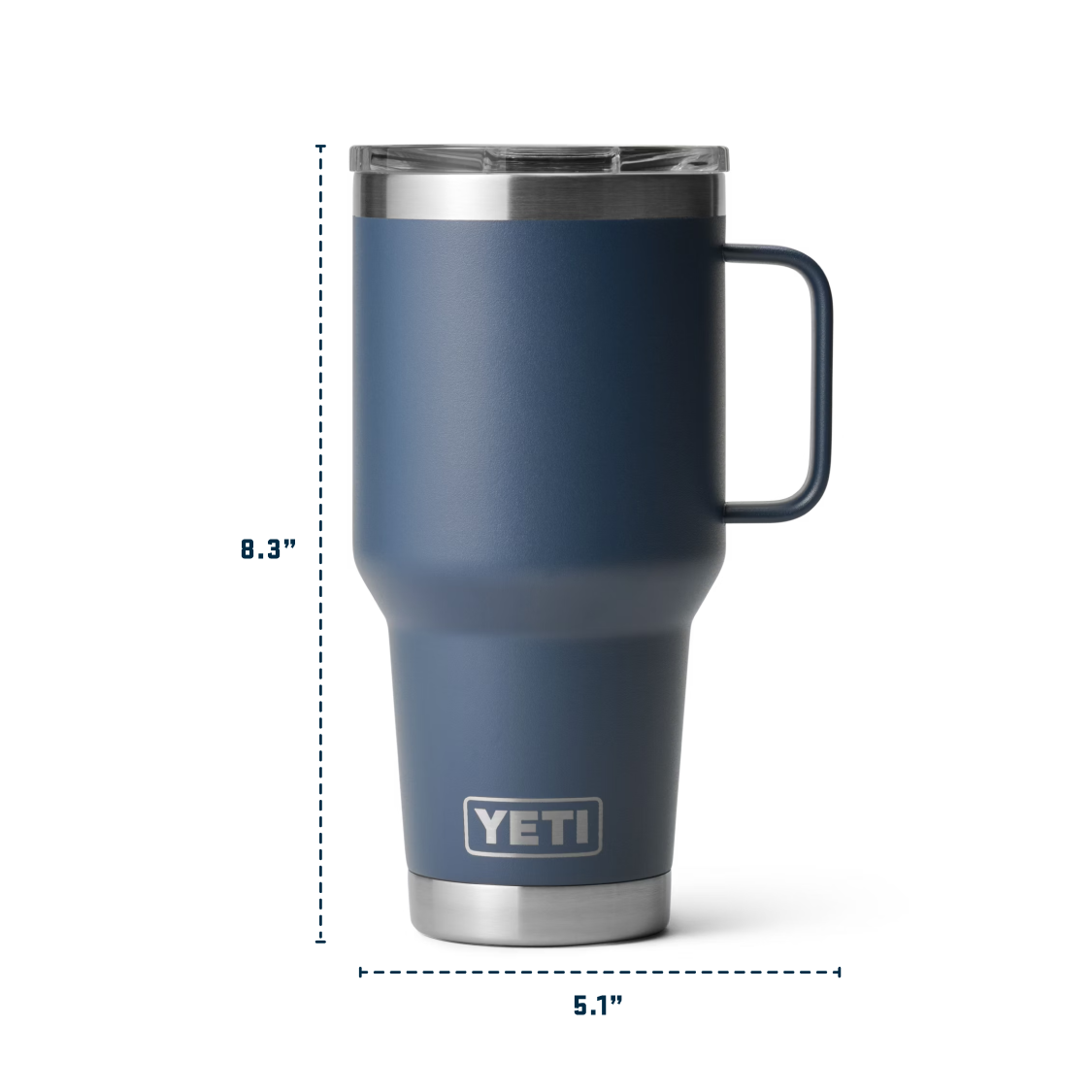 YETI Rambler 30 oz Stainless Steel Travel Mug with Stronghold Lid