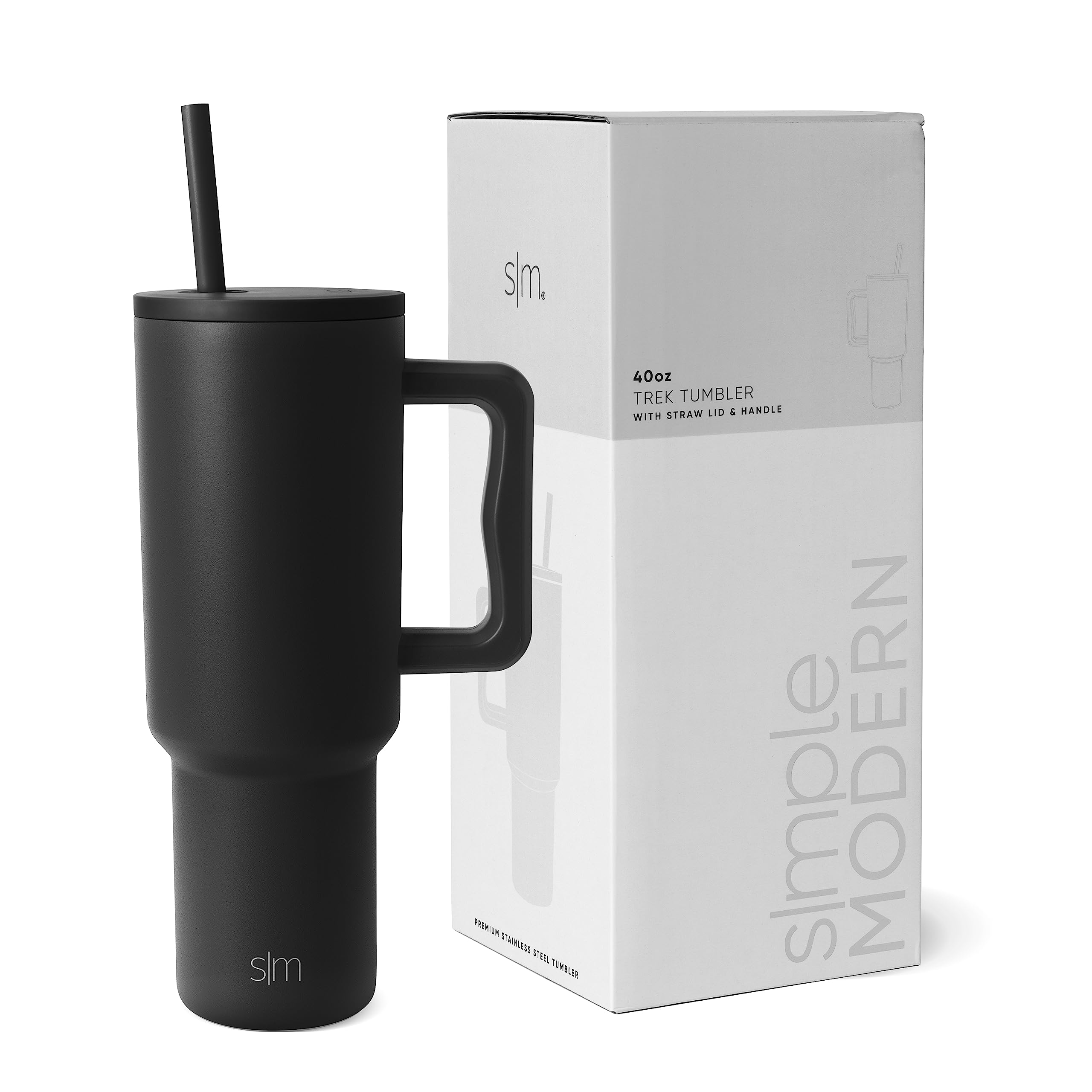 Simple Modern 40 oz Tumbler with Handle and Straw