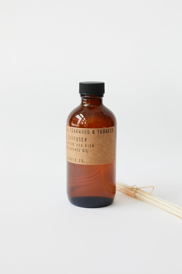 P.F. Candle Co. Teakwood & Tobacco Reed Diffuser