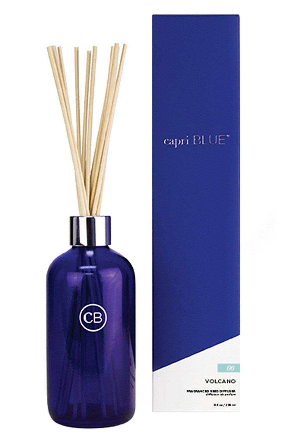 Capri Blue Volcano Reed Diffuser (Signature Cobalt Blue Bottle)