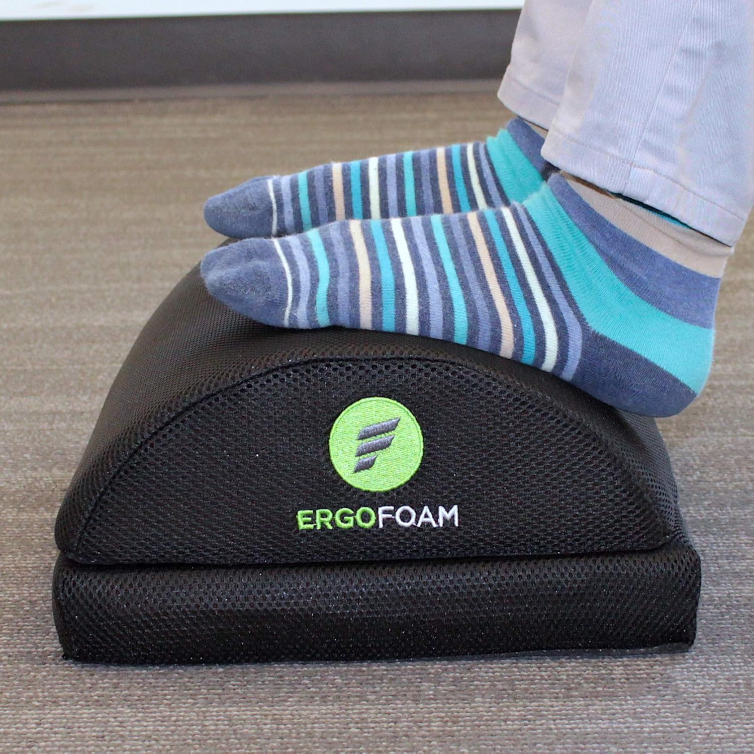 Ergofoam Adjustable Under Desk Foot Rest