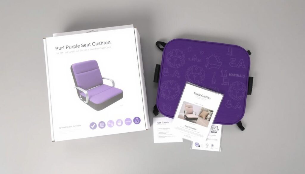 Purple Ultimate Seat Cushion with Grid Technology